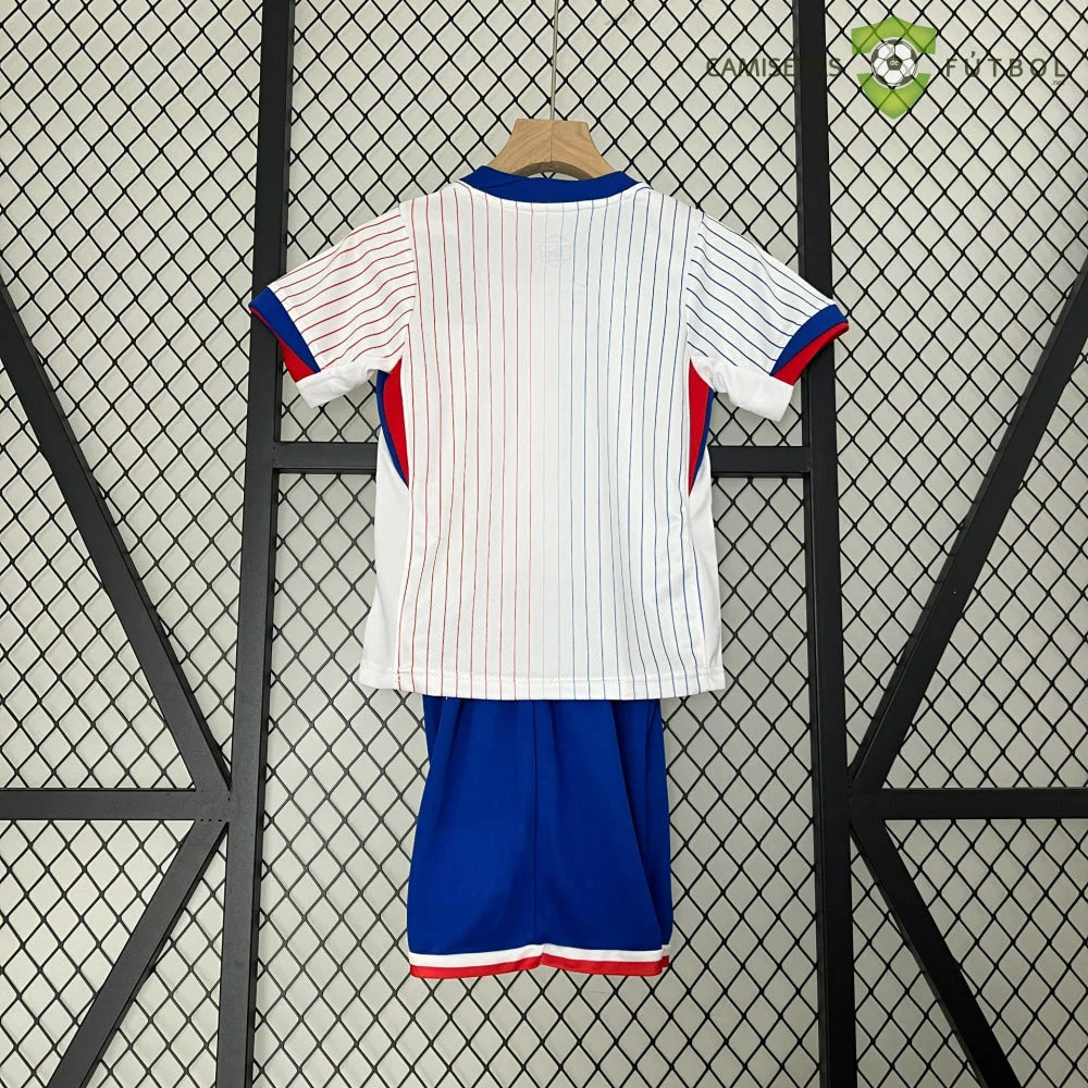 Equipación Francia 24-25, Visitante, UEFA Euro 2024, Niño