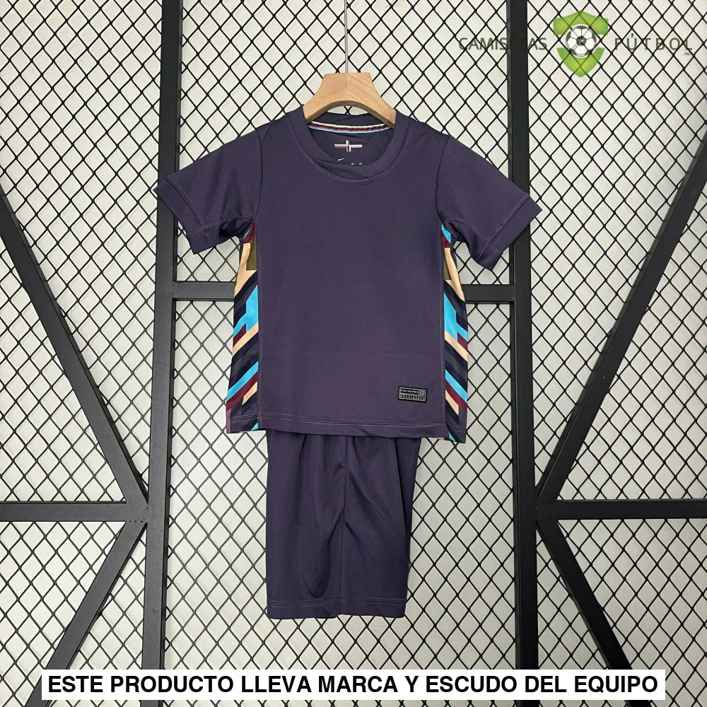 Equipación Inglaterra 24-25, Visitante, UEFA Euro 2024, Niño
