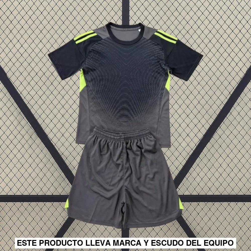Equipación Juventus 25-26, Portero Negro, Niño