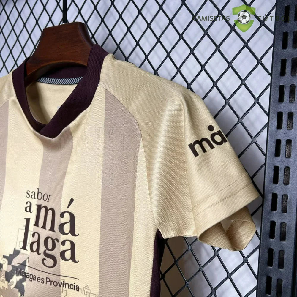 Equipación Malaga 24-25, 3ª Equipación, Niño  (Lleva personalización La liga) (ENTREGA EN 24-72 HORAS)