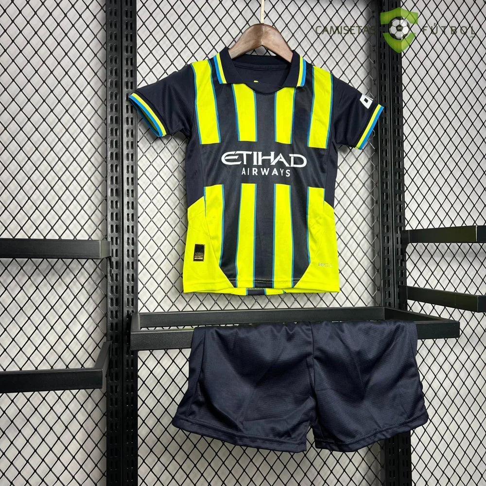 Equipación Manchester City 24-25, Visitante, Niño