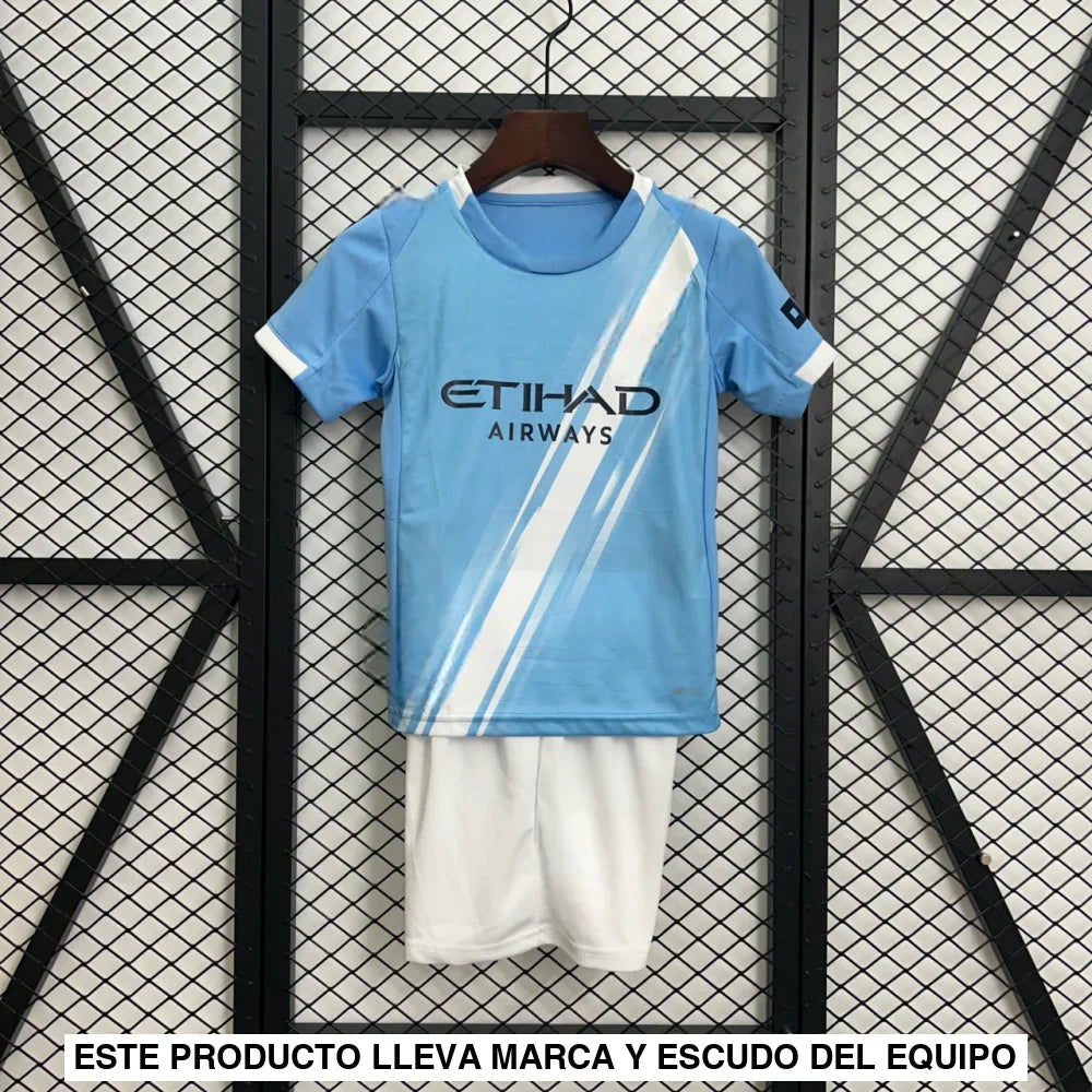 Equipación Manchester City 25-26, Local, Niño