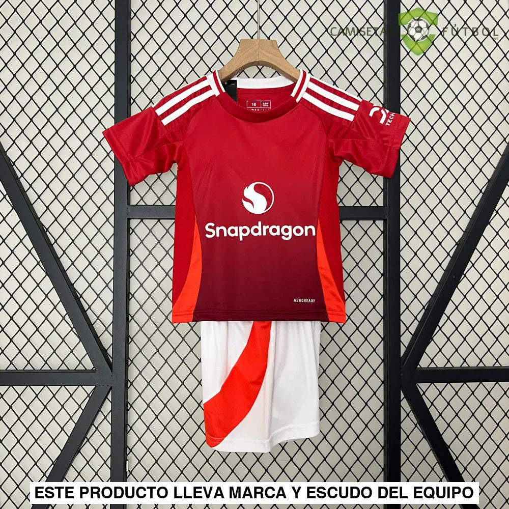 Equipación Manchester United 24-25, Local, Niño