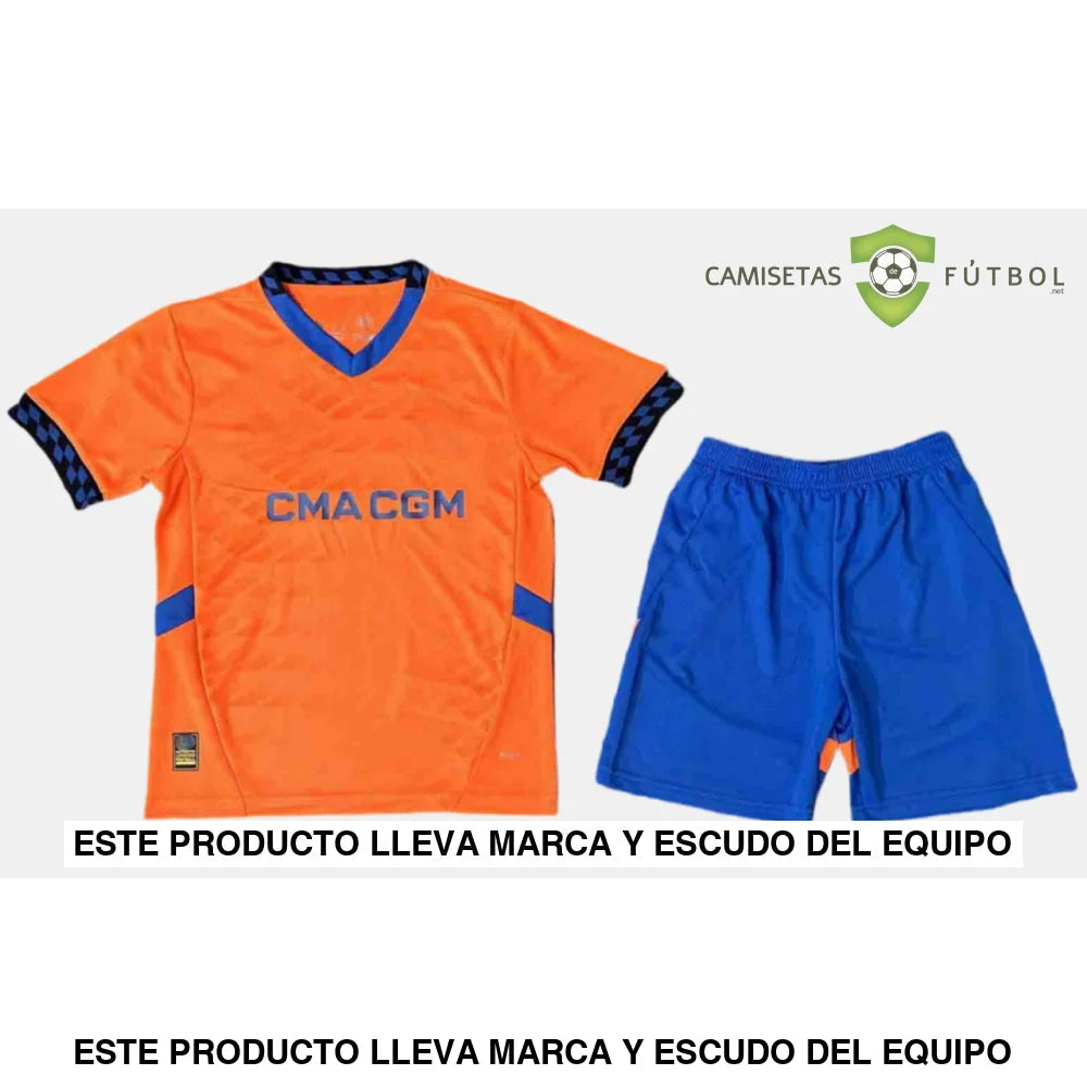 Equipación Marseille 24-25, 3ª Equipación, Niño