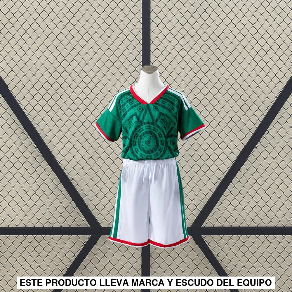 Equipación Mexico 26-27, Local, Niño, Mundial 2026