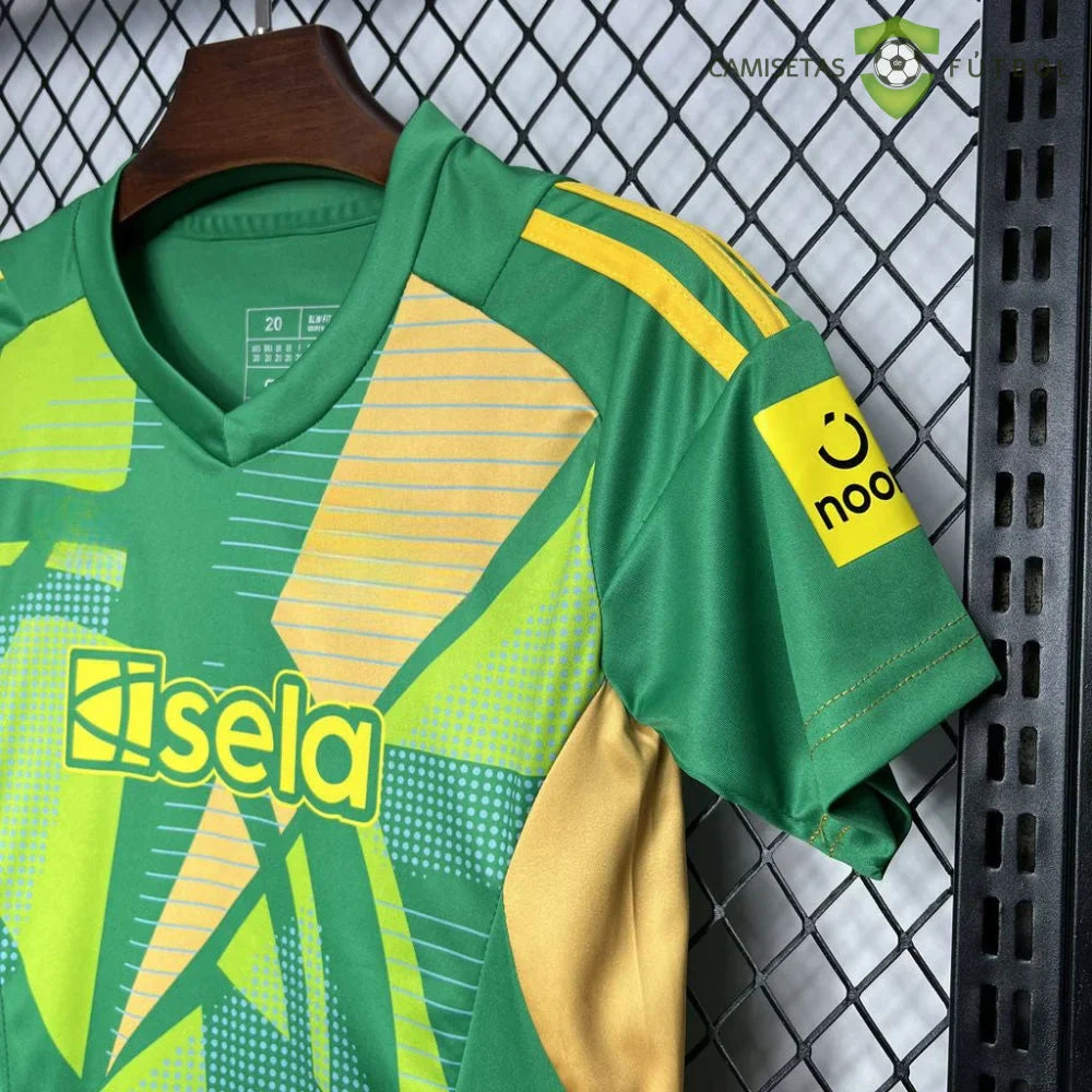 Equipación Newcastle 24-25, Portero Verde, Niño