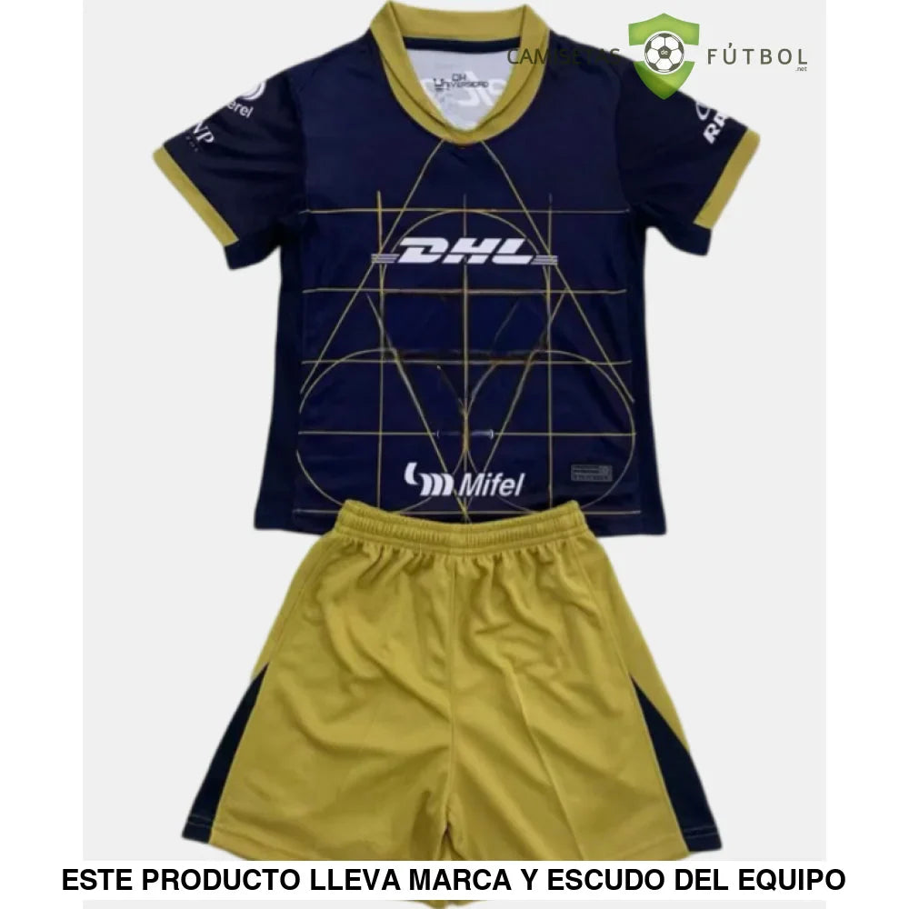 Equipación Pumas UNAM 24-25, Visitante, Niño