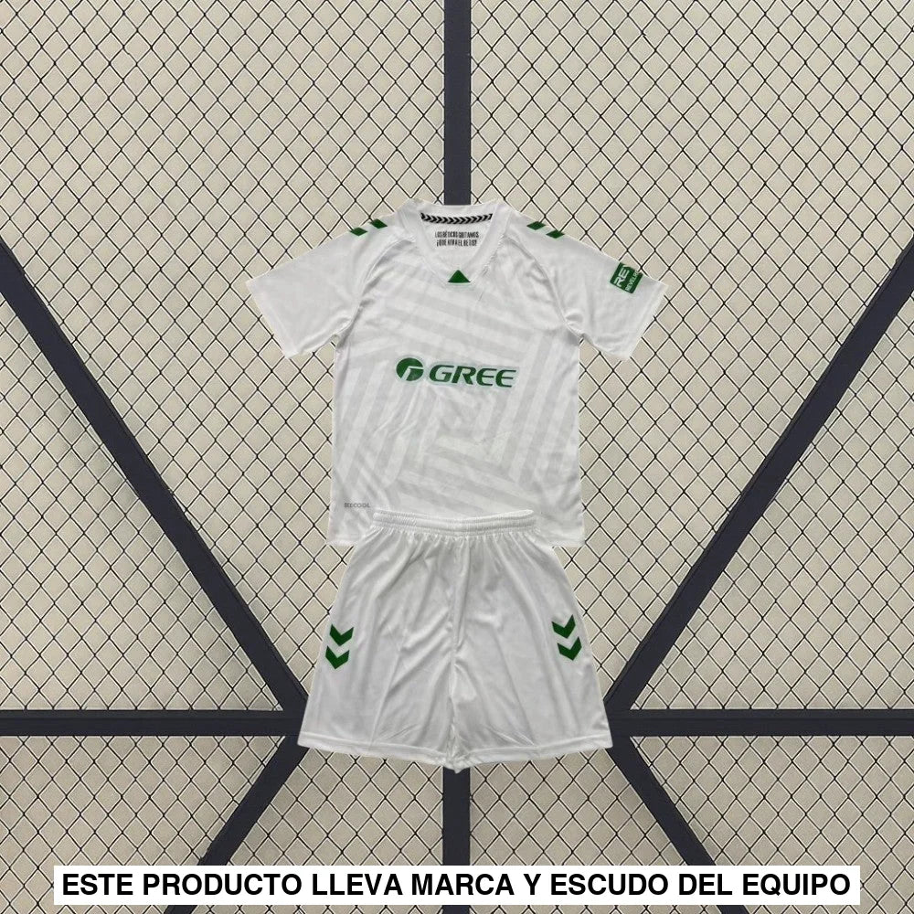 Equipación Real Betis 25-26, Portero Blanca, Niño