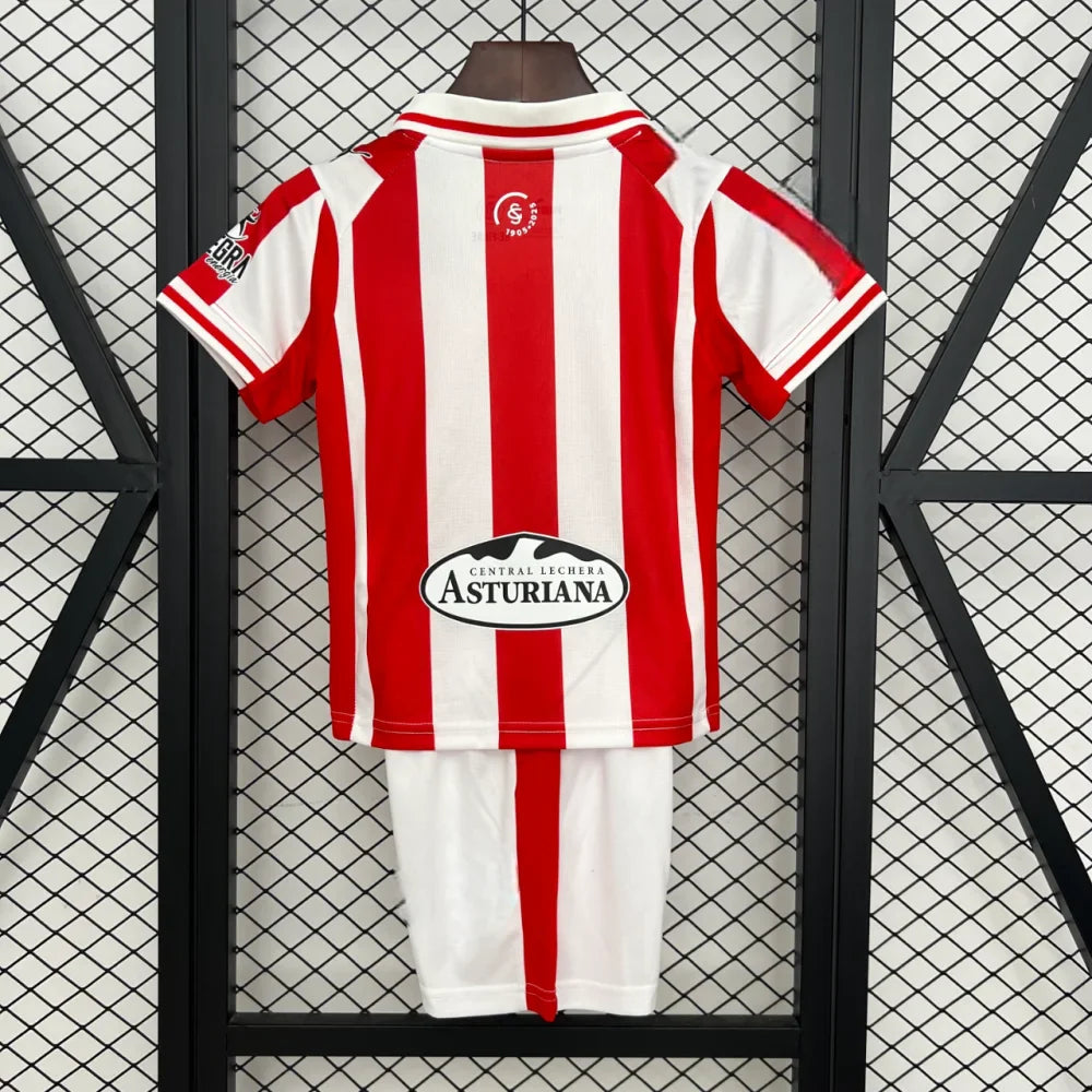 Equipación Sporting de Gijón 25-26, Local, Niño