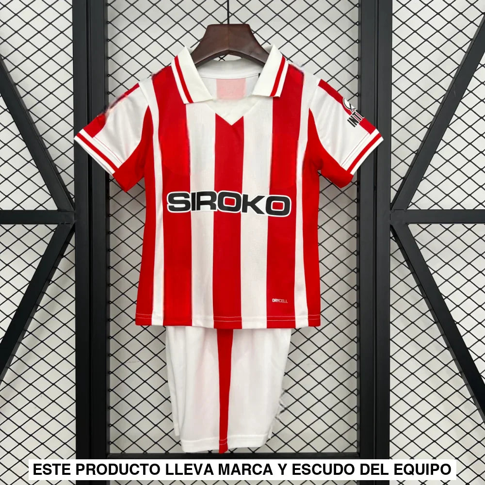 Equipación Sporting de Gijón 25-26, Local, Niño