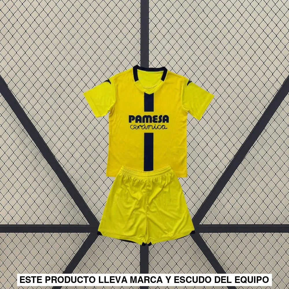 Equipación Villarreal 25-26, Local, Niño